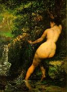 Gustave Courbet La Source painting